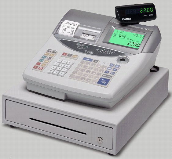 Casio TE2200 -  Cash Registers